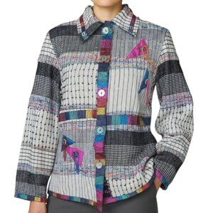 Yak Magik Vintage Patchwork Wearable Art Shirt One Size
